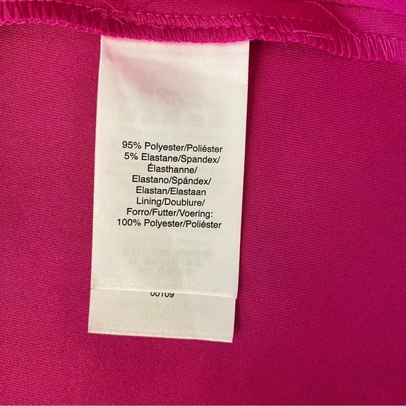 DKNY Fuchsia Sleeveless A-Line, Knee-Length Dress - Picture 11 of 12